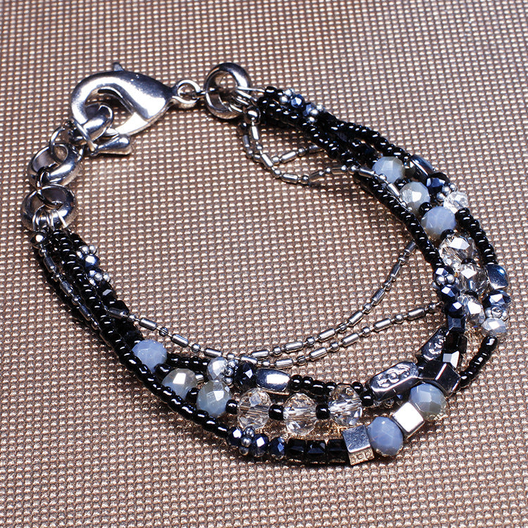Retro multi-layer glass beads