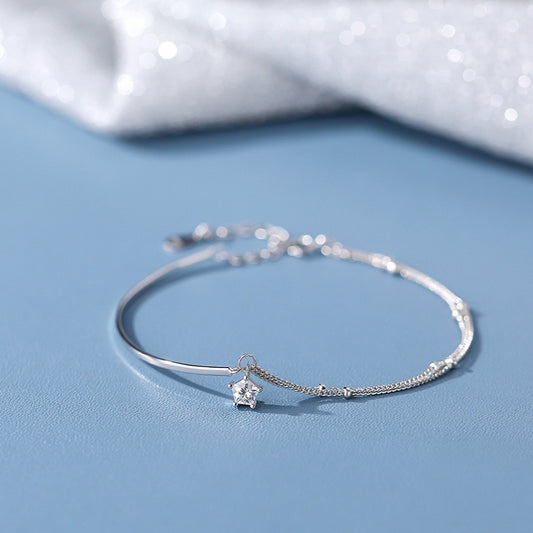 925 sterling silver star bracelet