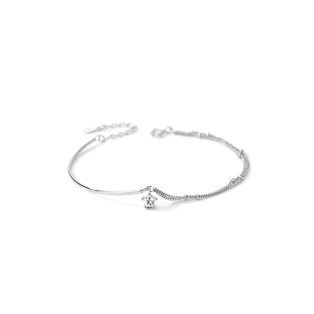 925 sterling silver star bracelet