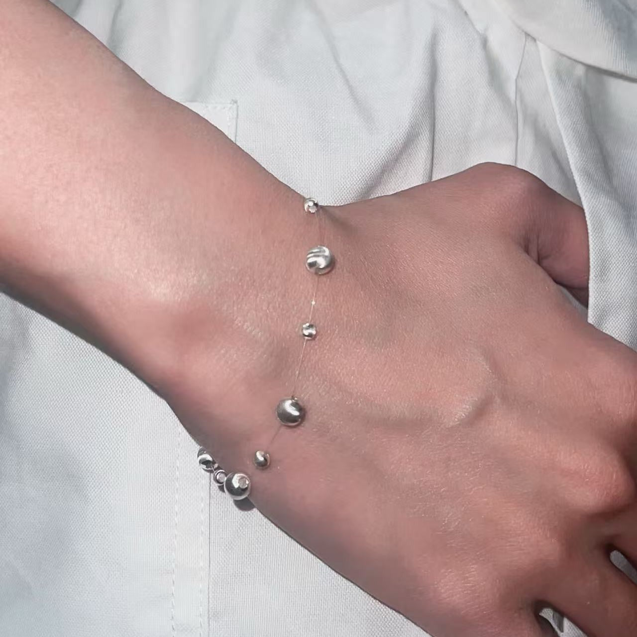 S925 Silver Galaxy Cat's Eye Zircon bracelet