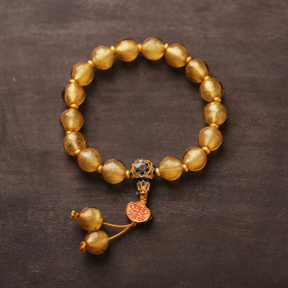 Yongxiang grey glazed bracelet