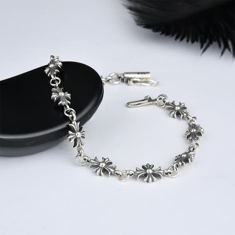 Kroxin Personality Cross Anchor Letter bracelet