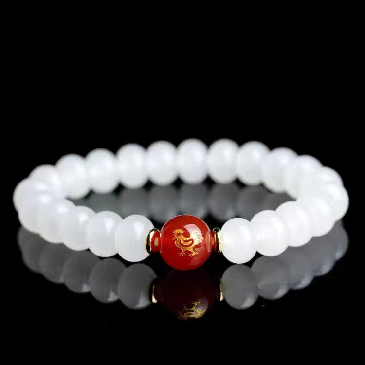 Red agate bracelet jewelry of the twelve Chinese zodiac signs