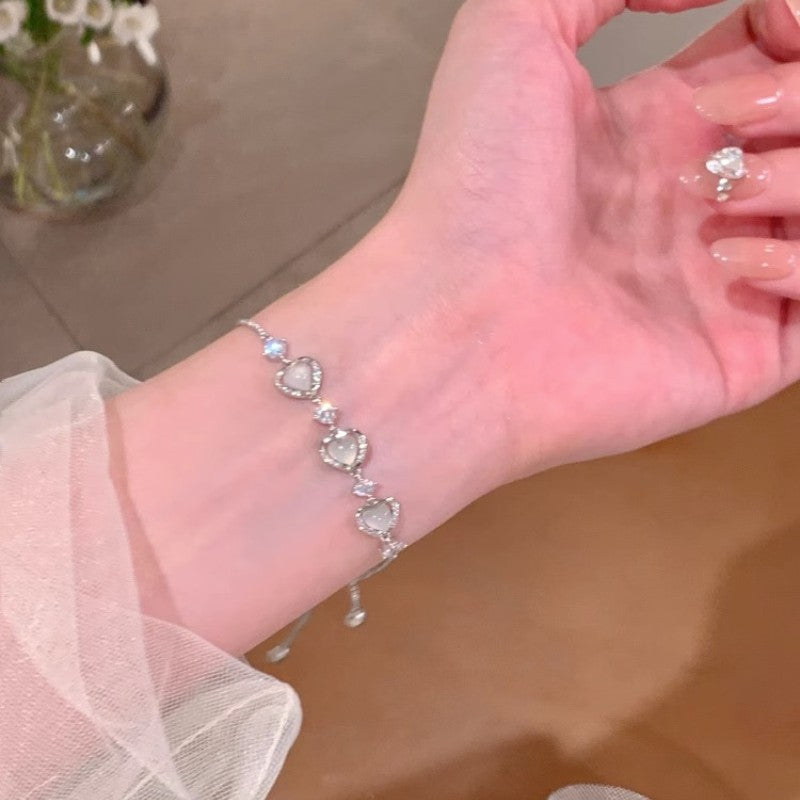 Light luxury zircon bracelet