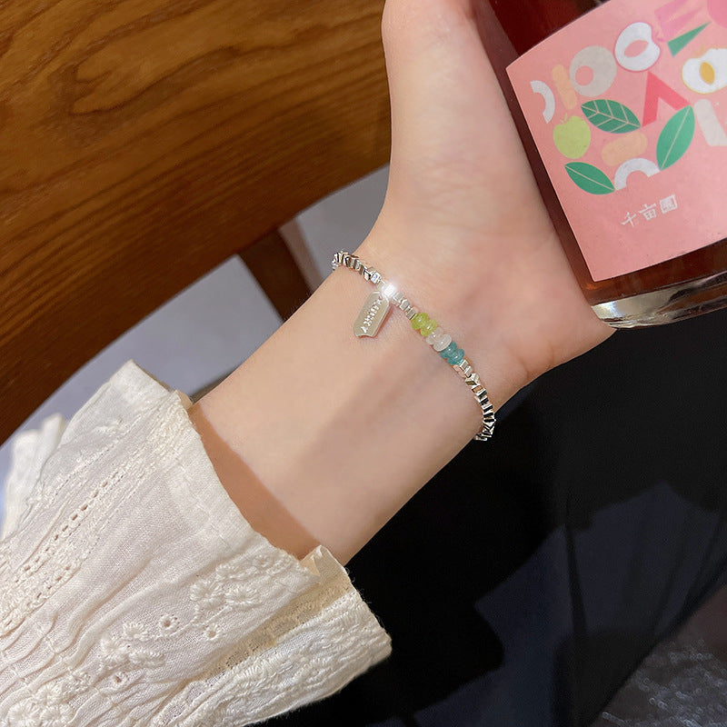Colorful crystal bracelet