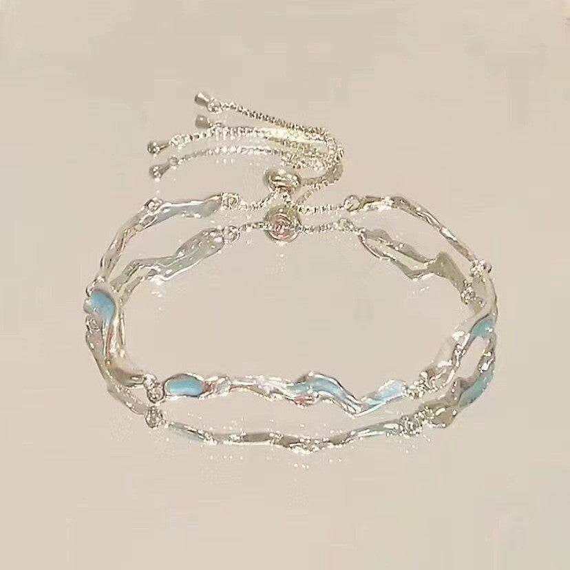Full diamond bracelet four-leaf clover Zircon 2 bracelet