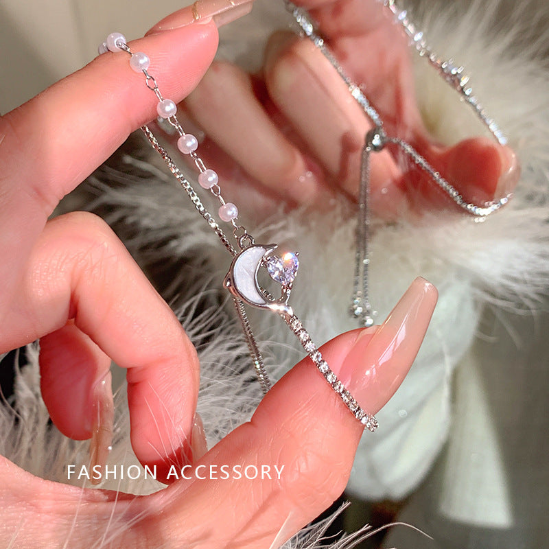 Light luxury zircon bracelet