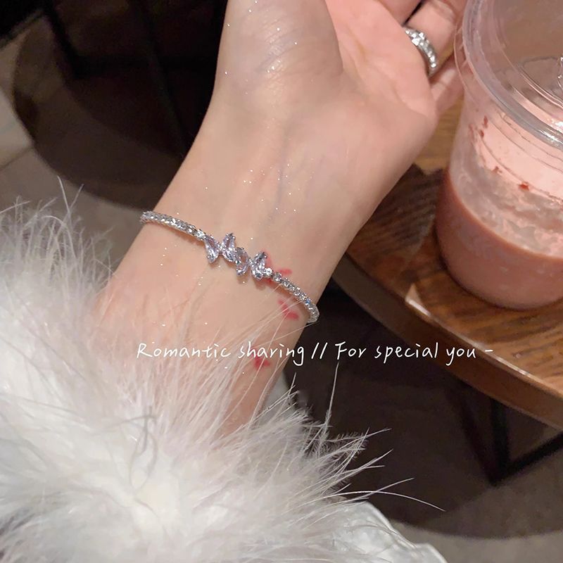 Light luxury zircon bracelet