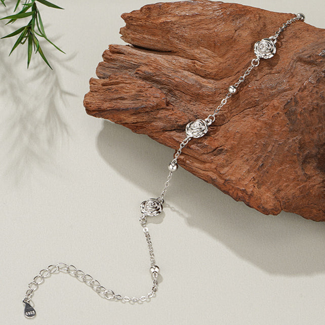 Rose bracelet S925 sterling silver