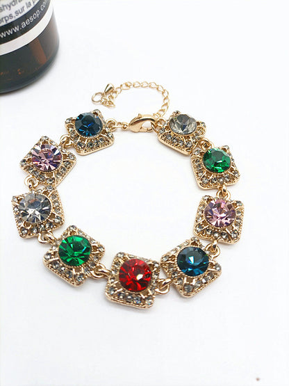 Super sparkling water diamond retro bracelet