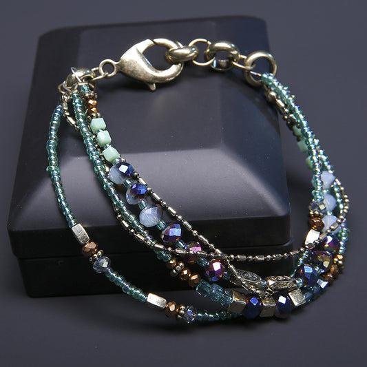 Retro multi-layer glass beads
