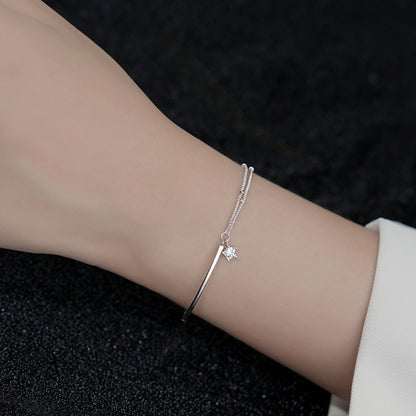 925 sterling silver star bracelet