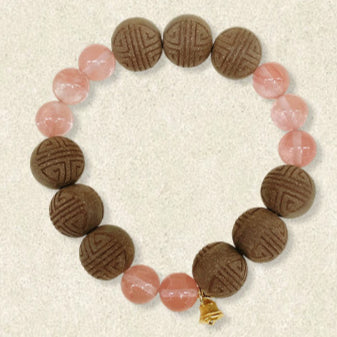 A traditional Chinese medicine bracelet with the aroma of tangerine peel and Angelica sinensis