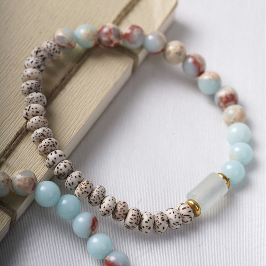 diy Bodhi bead bracelet