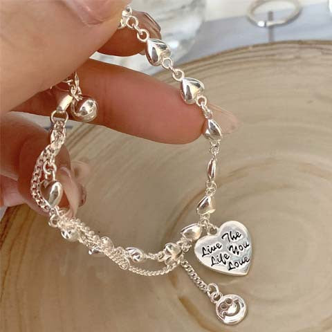 Wound wisteria s925 sterling silver bracelet