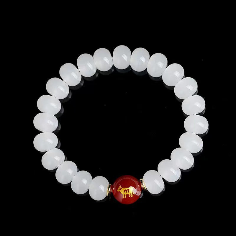 Red agate bracelet jewelry of the twelve Chinese zodiac signs