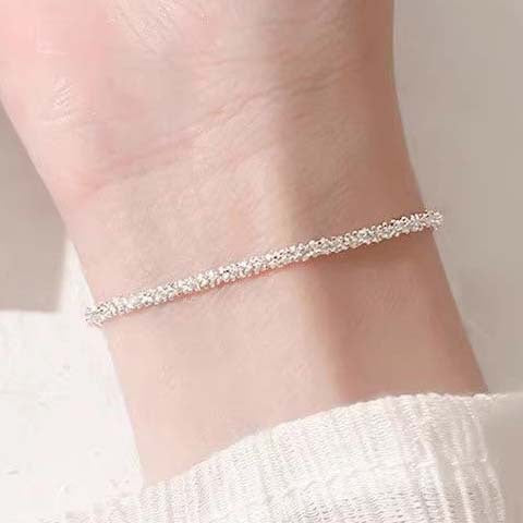 Wound wisteria s925 sterling silver bracelet