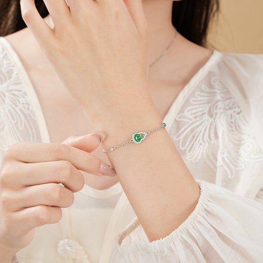 Gourd pure silver 925 bracelet