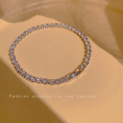 Light luxury zircon bracelet