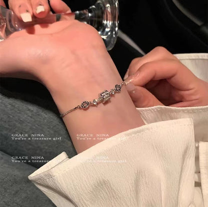 Light luxury zircon bracelet