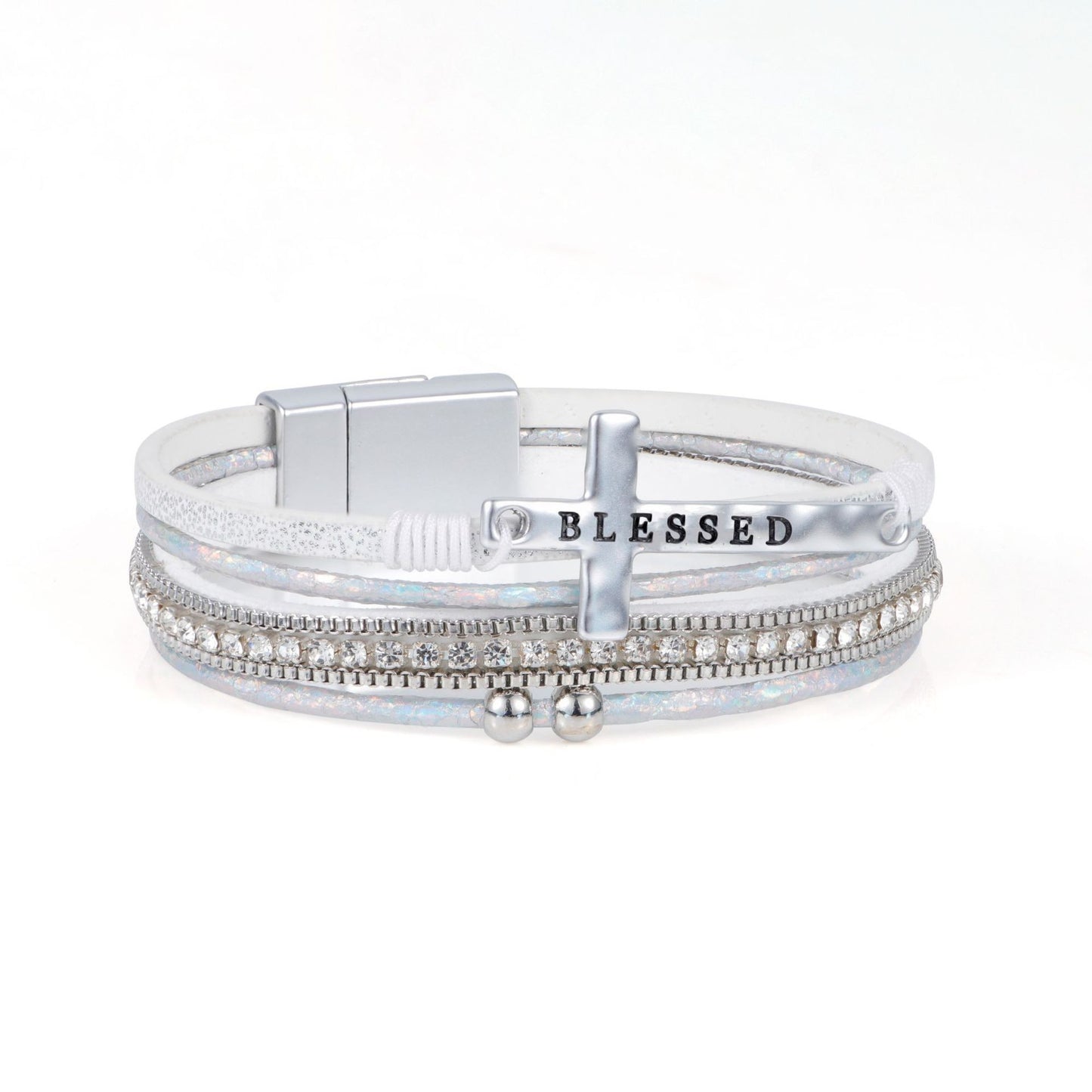 Hand-woven leather bracelet