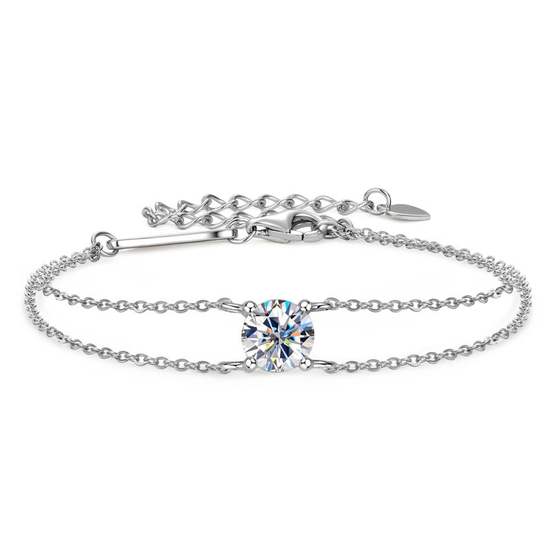 Moissanite bracelet s925 sterling silver