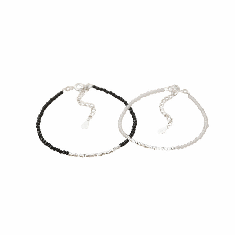 S999 pure silver Chinese-style agate bracelet