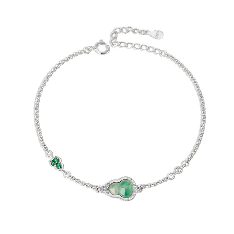 Gourd pure silver 925 bracelet