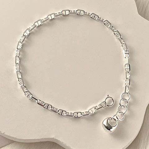Wound wisteria s925 sterling silver bracelet