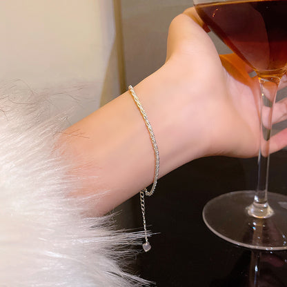 Light luxury zircon bracelet