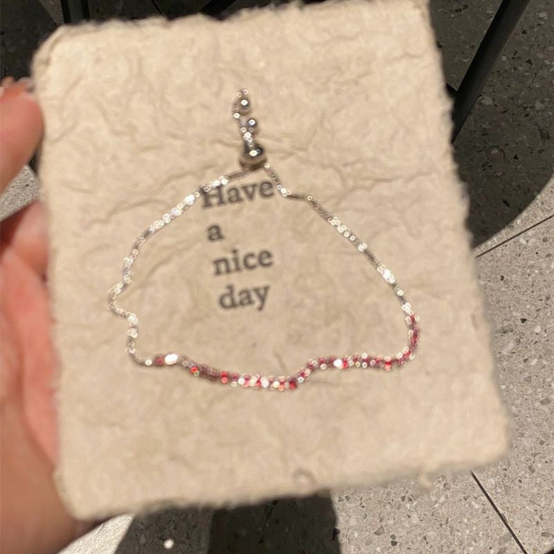 Crystal pearl bracelet cat's eye stone