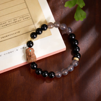 Dongjia Sandalwood Zakilam Five-Element Bracelet