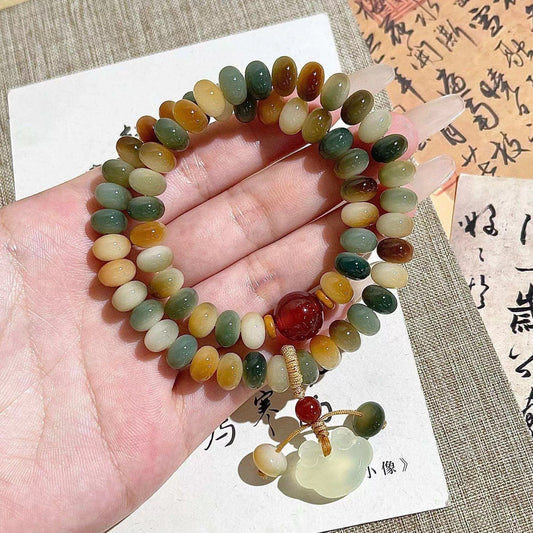 Dunhuang Bodhi double-loop bracelet