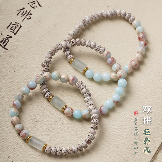 diy Bodhi bead bracelet