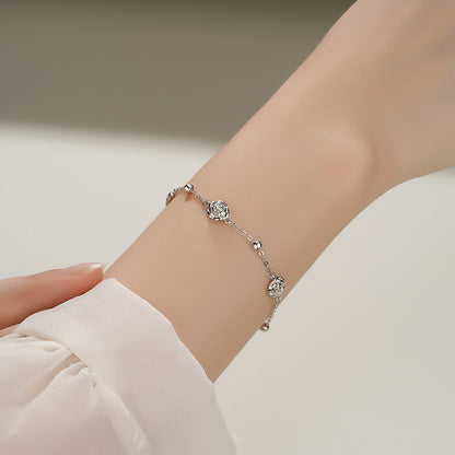 Rose bracelet S925 sterling silver