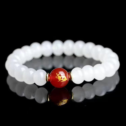 Red agate bracelet jewelry of the twelve Chinese zodiac signs