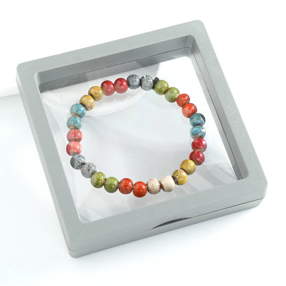 Ethnic-style ceramic beaded bracelet, artistic