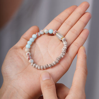 diy Bodhi bead bracelet