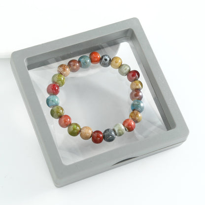 Ethnic-style ceramic beaded bracelet, artistic