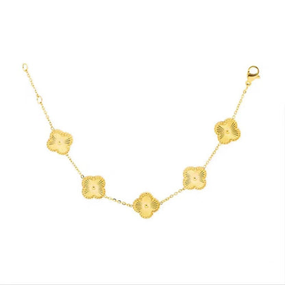 Little Waist Golden Four-leaf Clover bracelet