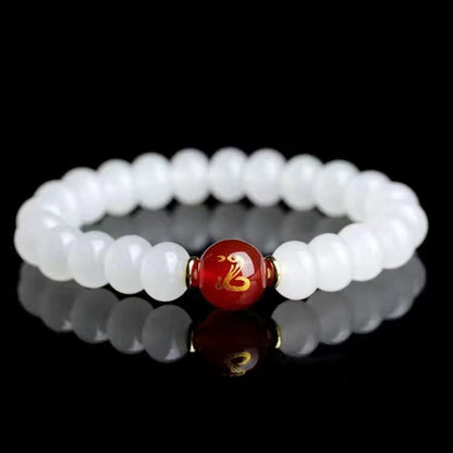 Red agate bracelet jewelry of the twelve Chinese zodiac signs