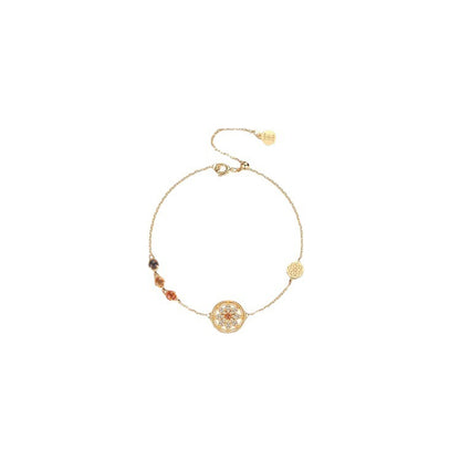 s925 sterling silver gold-plated bracelet