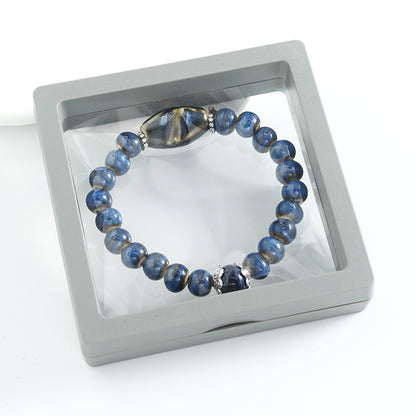 Ethnic-style ceramic beaded bracelet, artistic