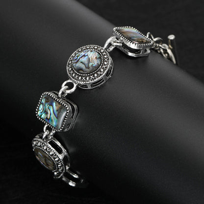 Natural abalone shell bracelet