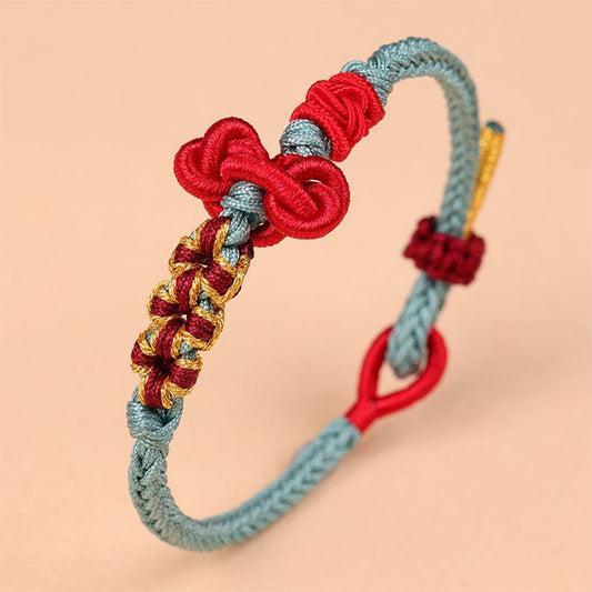 Wenchang knot hand-woven red rope