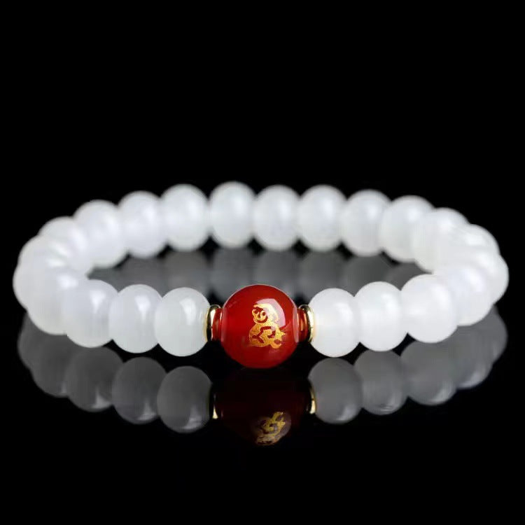 Red agate bracelet jewelry of the twelve Chinese zodiac signs
