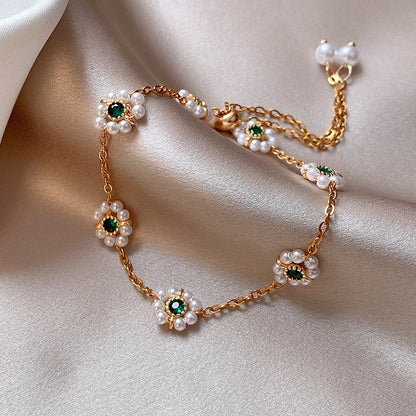 Light luxury zircon bracelet