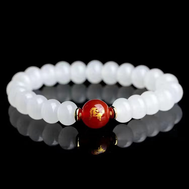 Red agate bracelet jewelry of the twelve Chinese zodiac signs