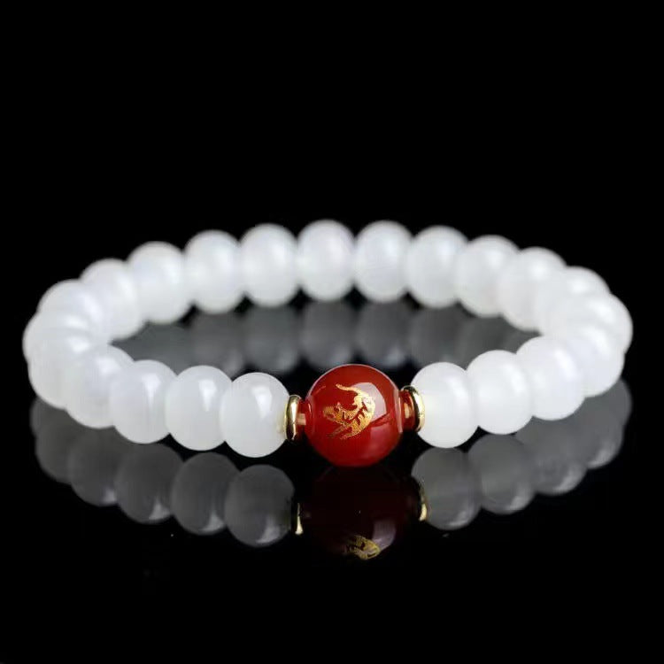 Red agate bracelet jewelry of the twelve Chinese zodiac signs