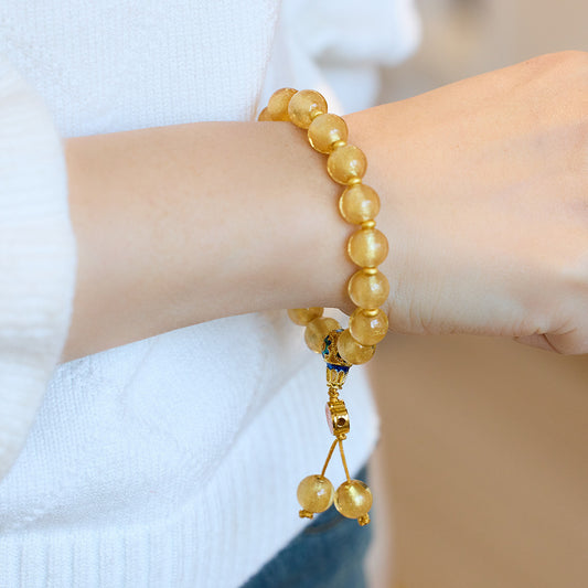 Yongxiang grey glazed bracelet